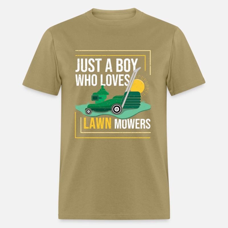 Just A Boy Who Loves Lawn Mowers Cool Mower Racing