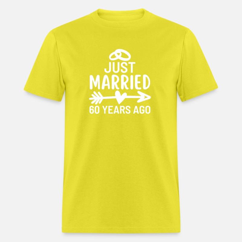 Just Married 60 Years Ago Wedding Anniversary