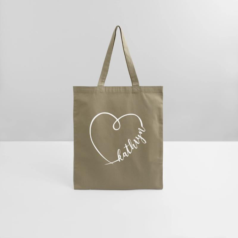 Kathryn Name Heart Calligraphy