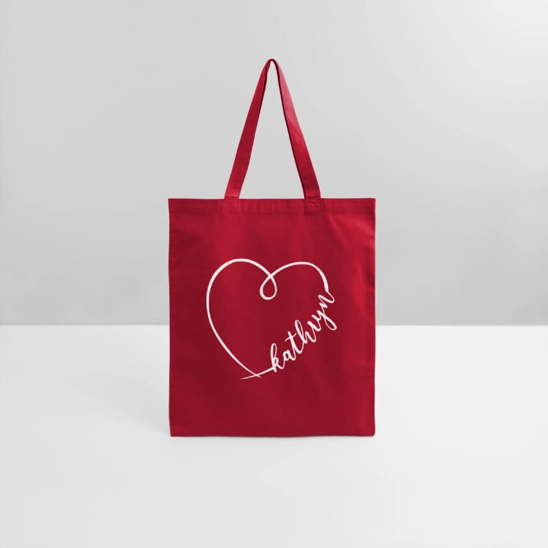 Kathryn Name Heart Calligraphy