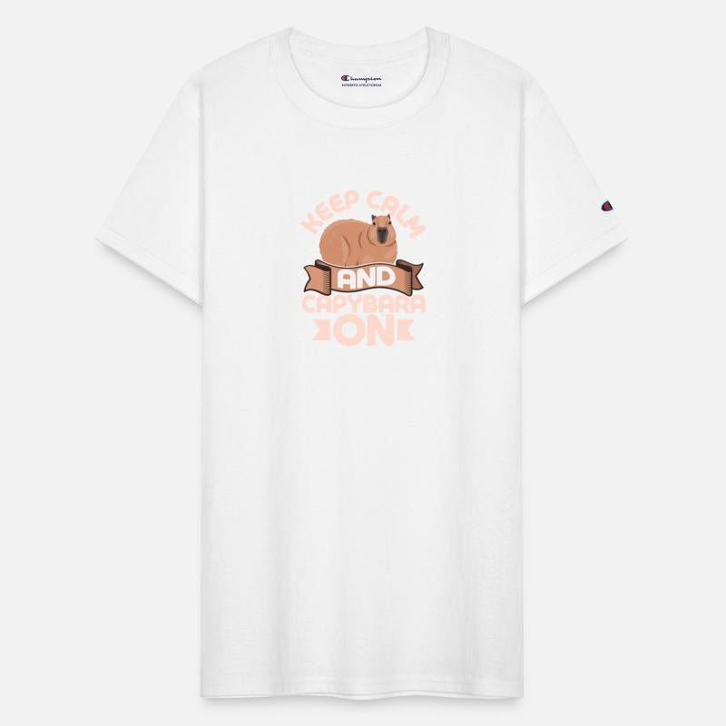 Keep Calm And Capybara On Capibara Owner Mammal