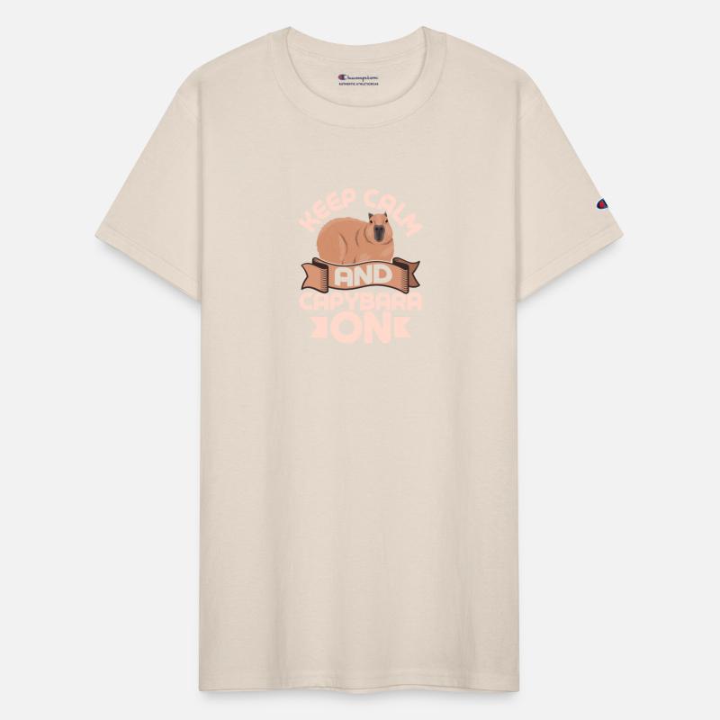 Keep Calm And Capybara On Capibara Owner Mammal