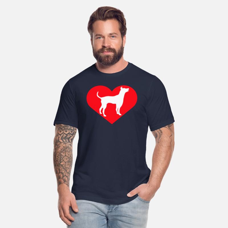 Large Dog Heart Love Symbol Silhouette Outline Fun