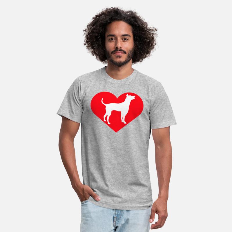 Large Dog Heart Love Symbol Silhouette Outline Fun