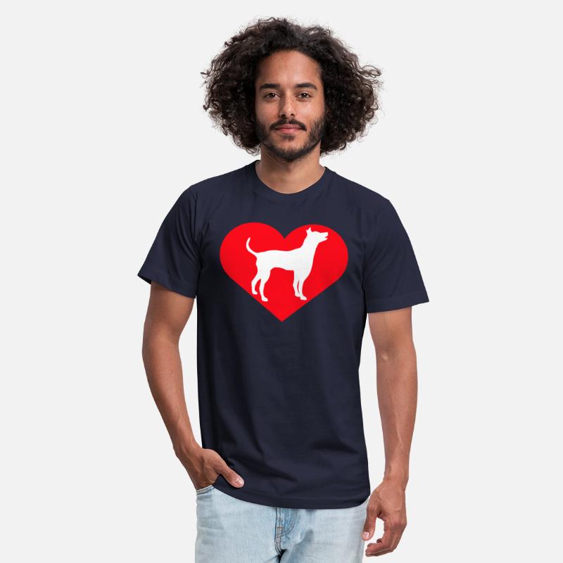 Large Dog Heart Love Symbol Silhouette Outline Fun