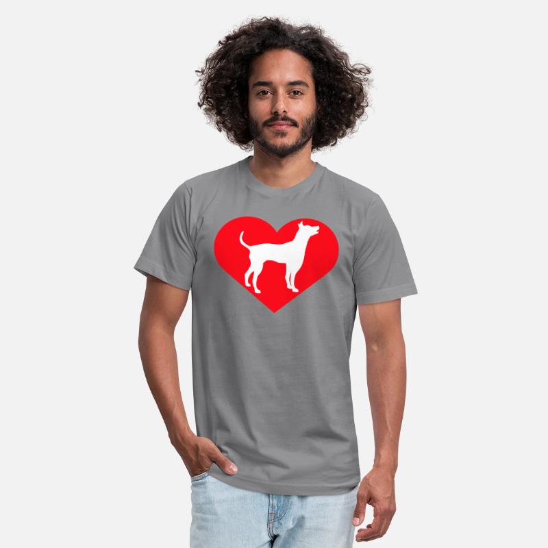 Large Dog Heart Love Symbol Silhouette Outline Fun