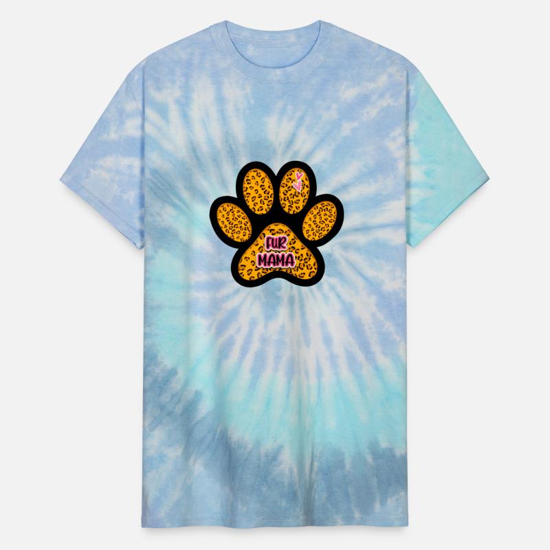 Leopard Paw Print Fur Mama Dog Cat Lovers