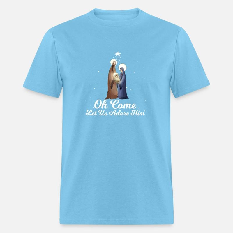 Let Us Adore Him Advent Nativity Scene