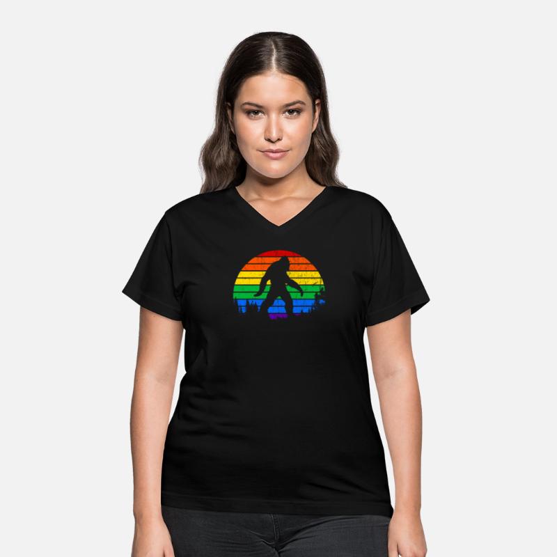 LGBT Bigfoot Rainbow Flag