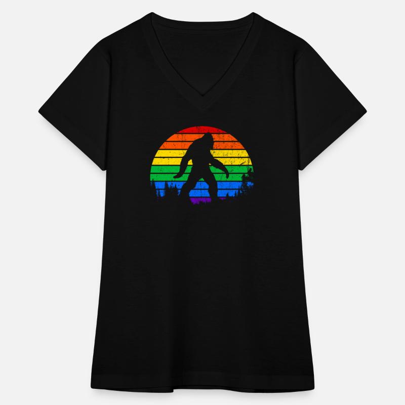 LGBT Bigfoot Rainbow Flag