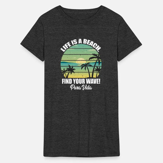 Live Beach Find Your Wave Pura Vida Latin