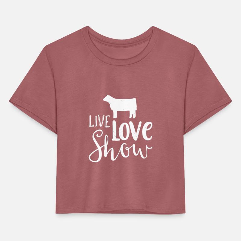 Livestock Show Cattle Long Sleeve Shirt