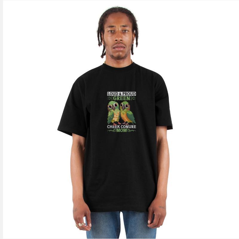 Loud & Proud Green cheek conure mom