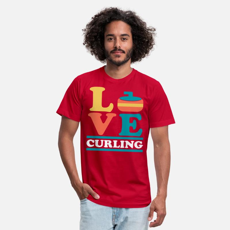 Love Curling Curler Sport Lover Curling Stone