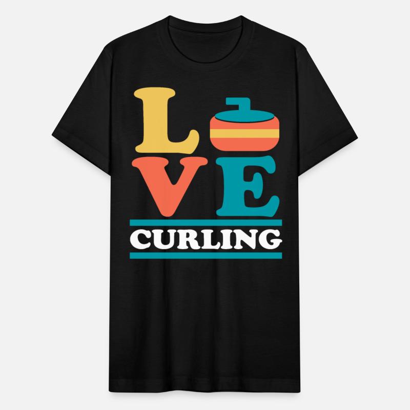 Love Curling Curler Sport Lover Curling Stone