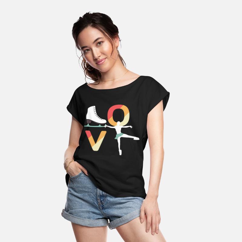 Love Figure Skating Roller Skate Fan Gift