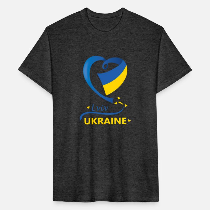 Lviv Ukraine National Flag Heart Emblem Crest