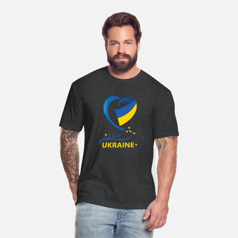 Lviv Ukraine National Flag Heart Emblem Crest