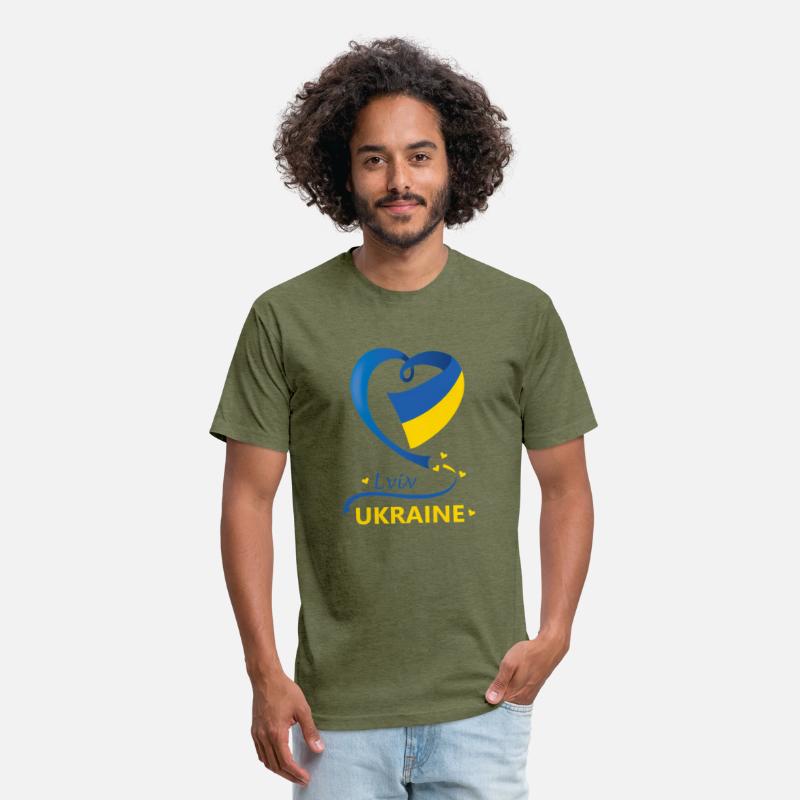 Lviv Ukraine National Flag Heart Emblem Crest