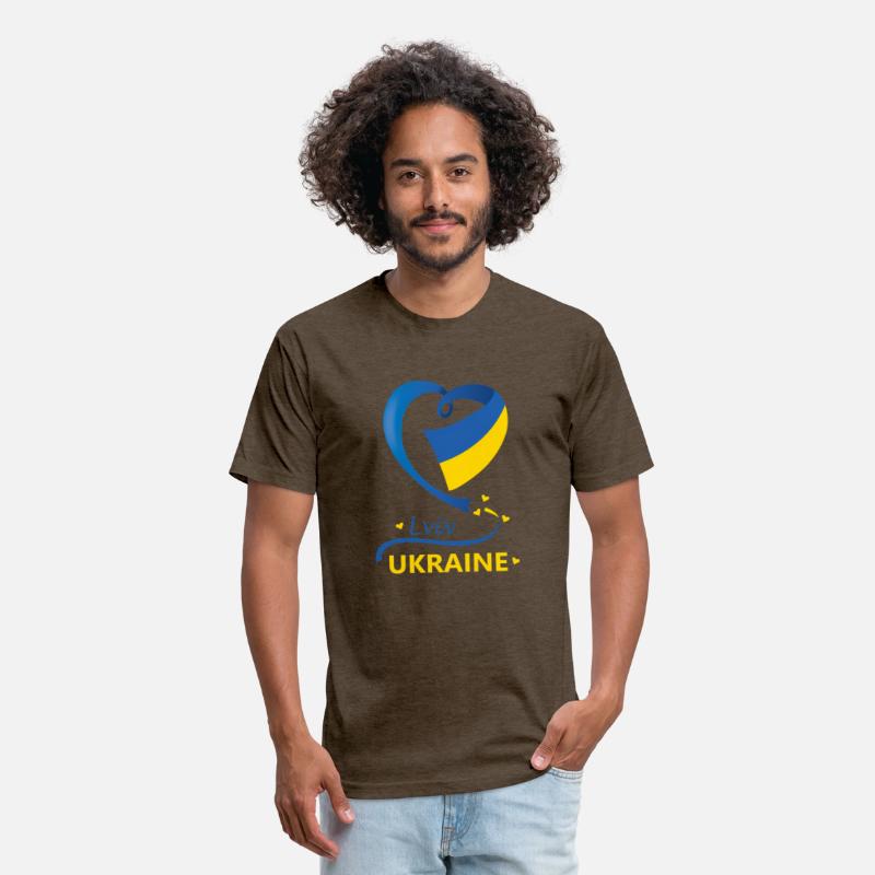 Lviv Ukraine National Flag Heart Emblem Crest