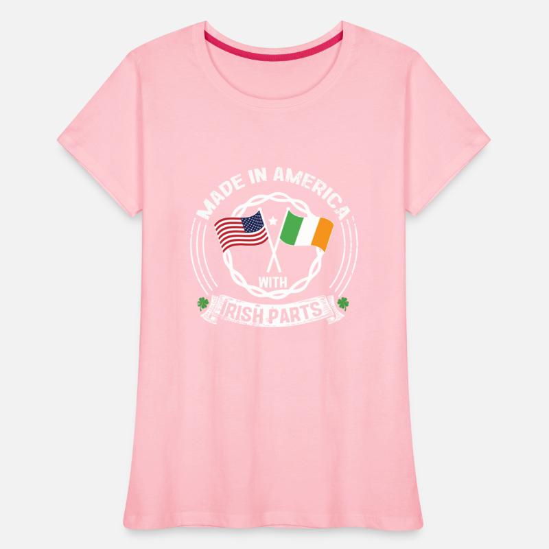 Made In America With Irish Parts USA US