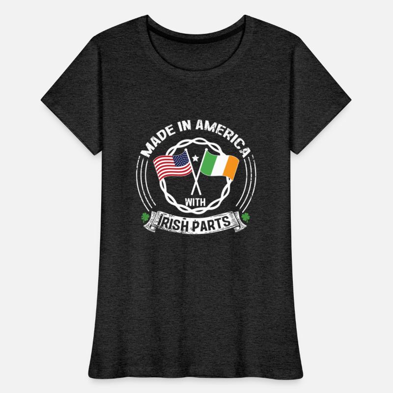 Made In America With Irish Parts USA US