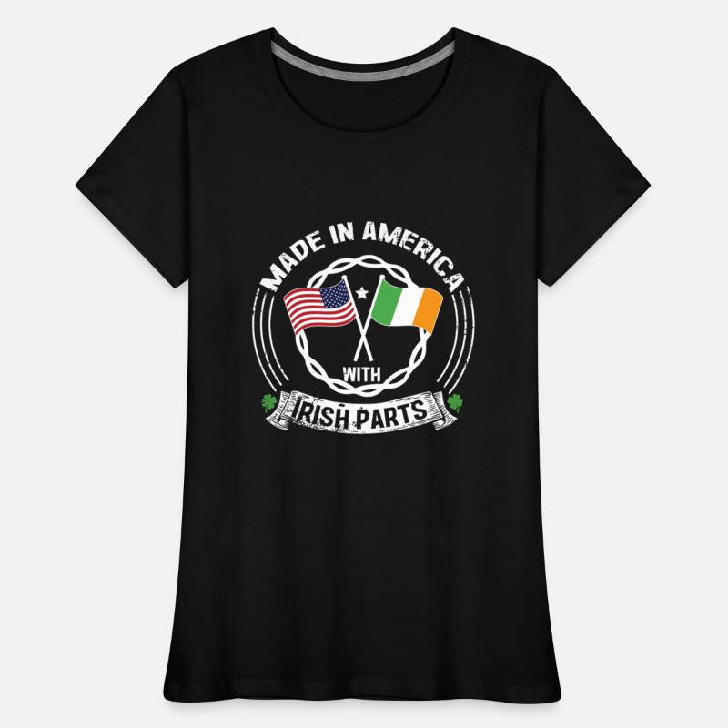 Made In America With Irish Parts USA US
