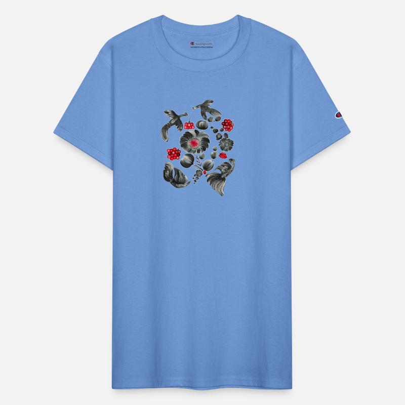 Magic birds and flowers. Petrykivka Painting.