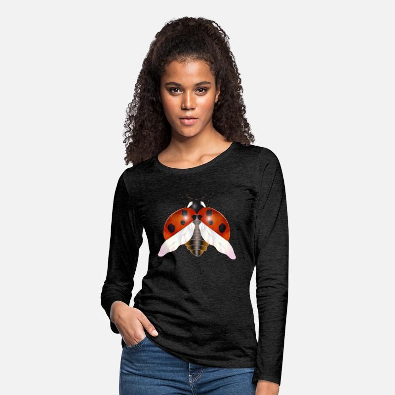 magical flying ladybug with wings