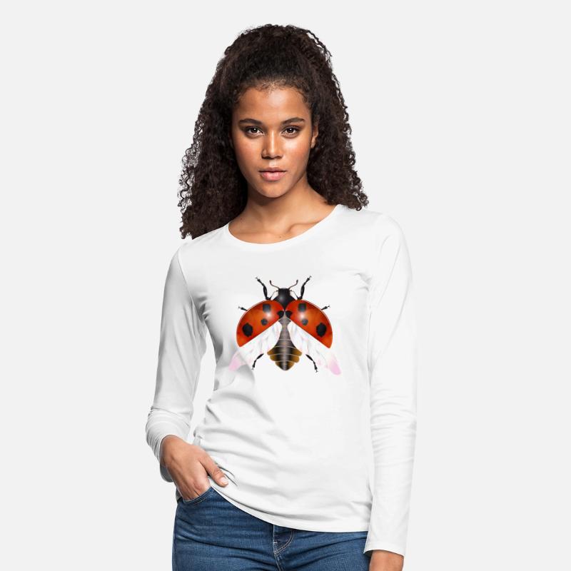 magical flying ladybug with wings