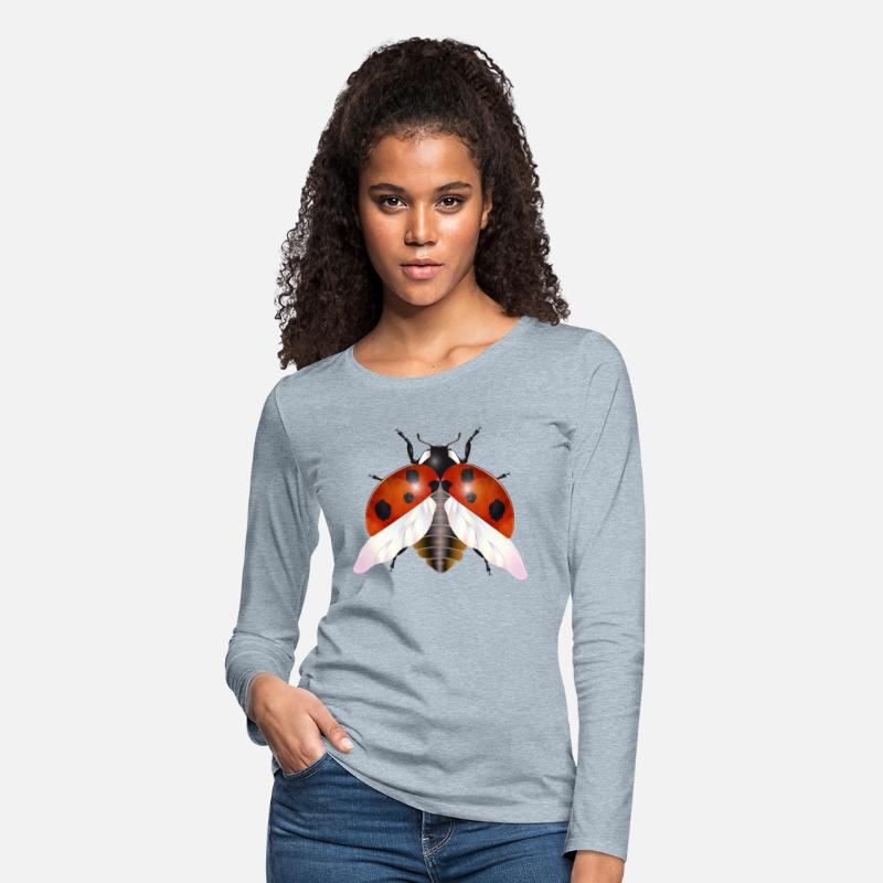 magical flying ladybug with wings