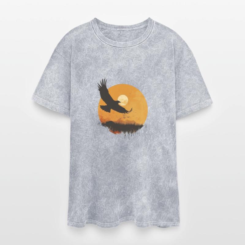 Majestic Eagle Soaring at Sunset