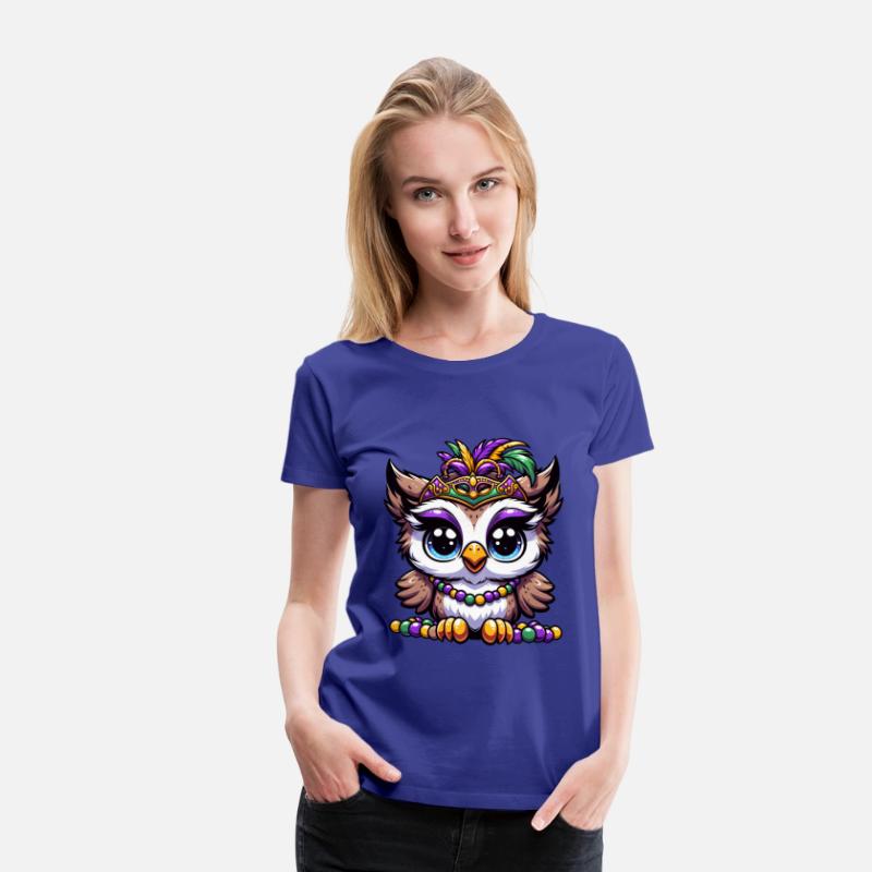 Mardi Gras Owl: Beads and Mask