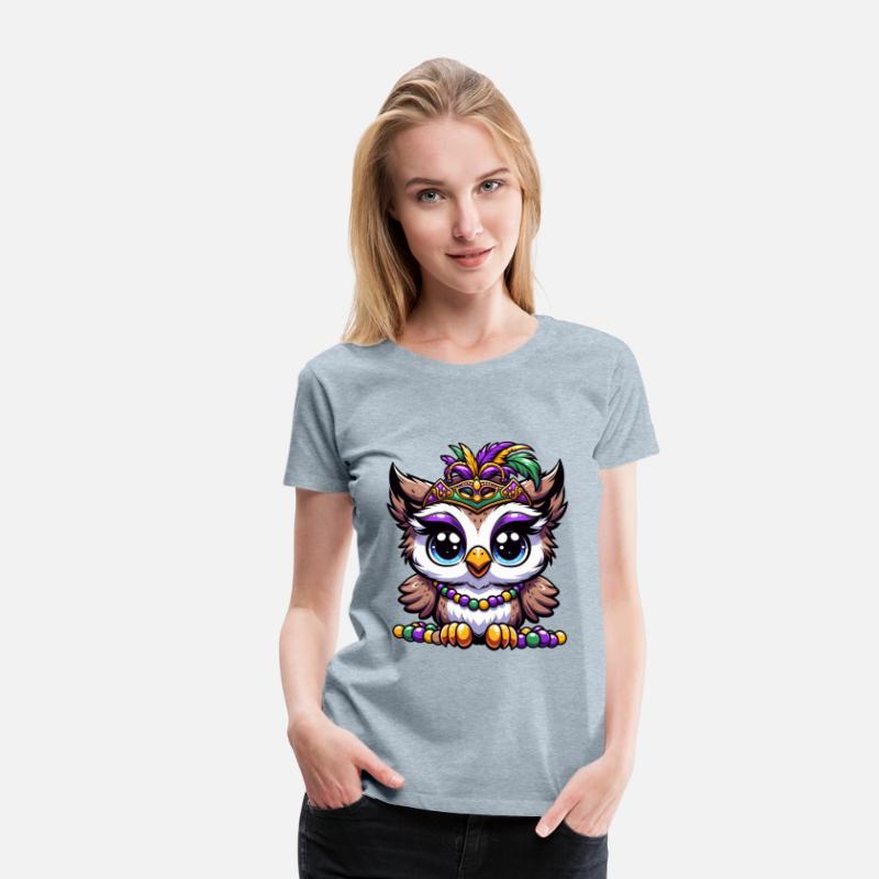 Mardi Gras Owl: Beads and Mask