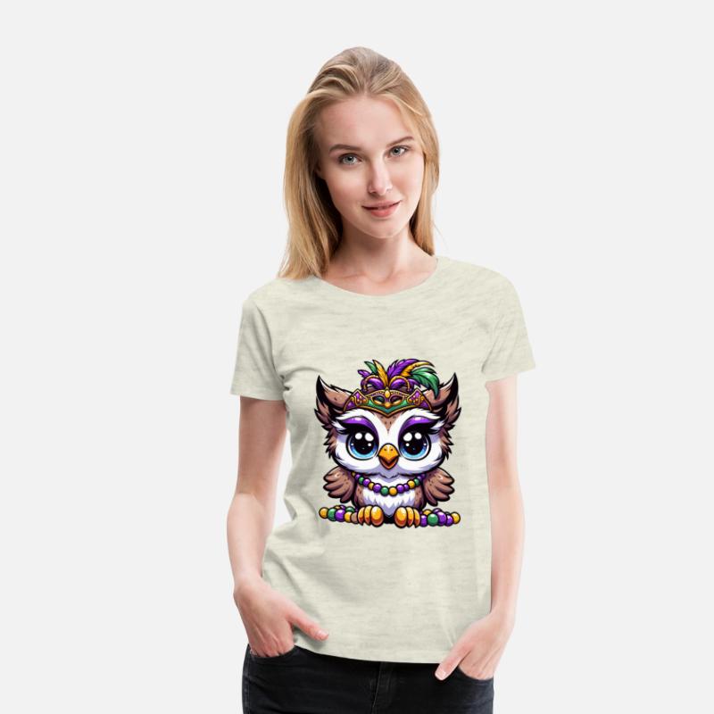 Mardi Gras Owl: Beads and Mask