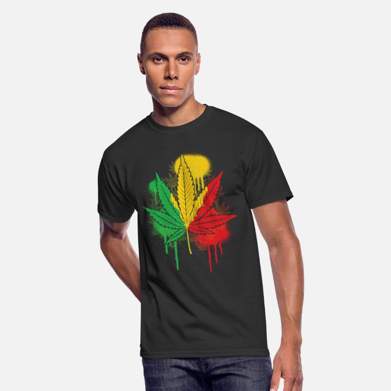 Marijuana Cannabis Leaf Rasta Jamaican Flag Weed