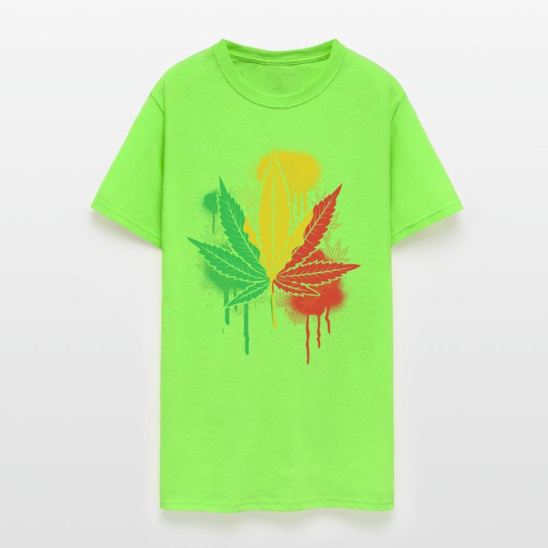 Marijuana Cannabis Leaf Rasta Jamaican Flag Weed