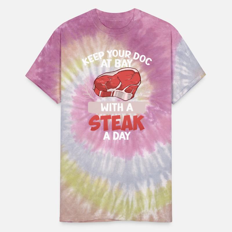 Meat Eater KEEP YOUR DOC AT BAY A STEAK Funny