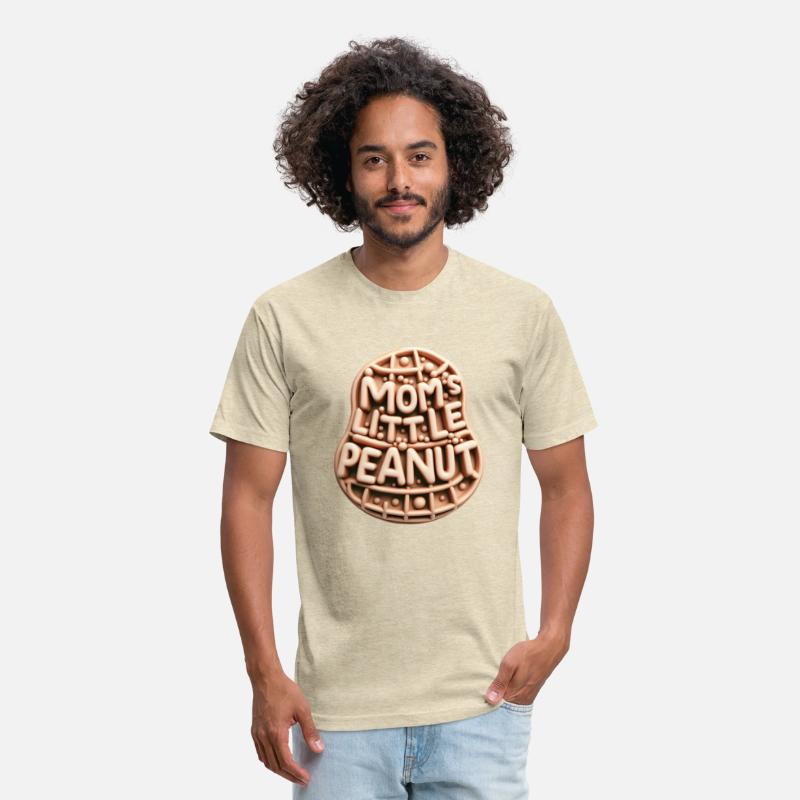 Mom's Little Peanut Baby Announcement Design