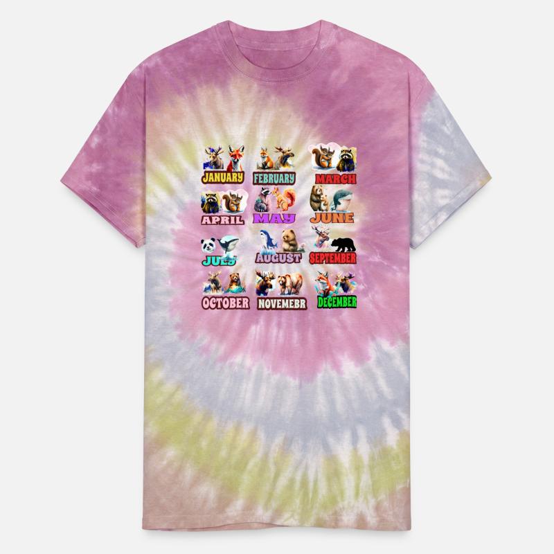 MONTHS OF THE YEAR WITH ANIMALS