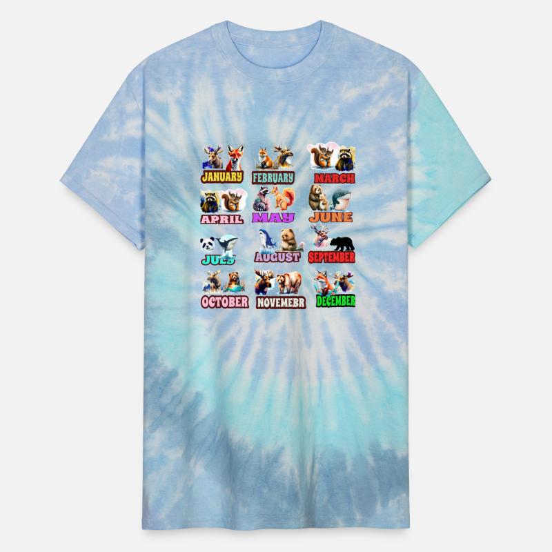 MONTHS OF THE YEAR WITH ANIMALS