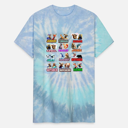 MONTHS OF THE YEAR WITH ANIMALS