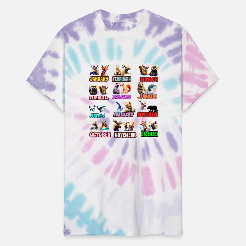 MONTHS OF THE YEAR WITH ANIMALS