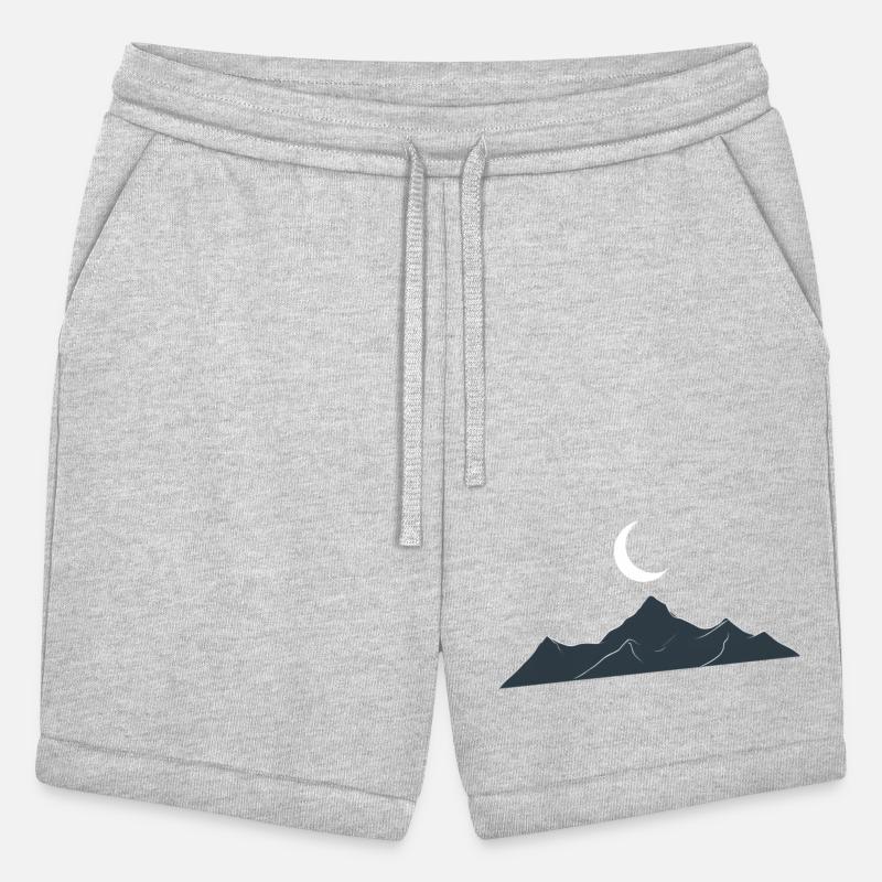 Moonlit Mountains Minimalist Design