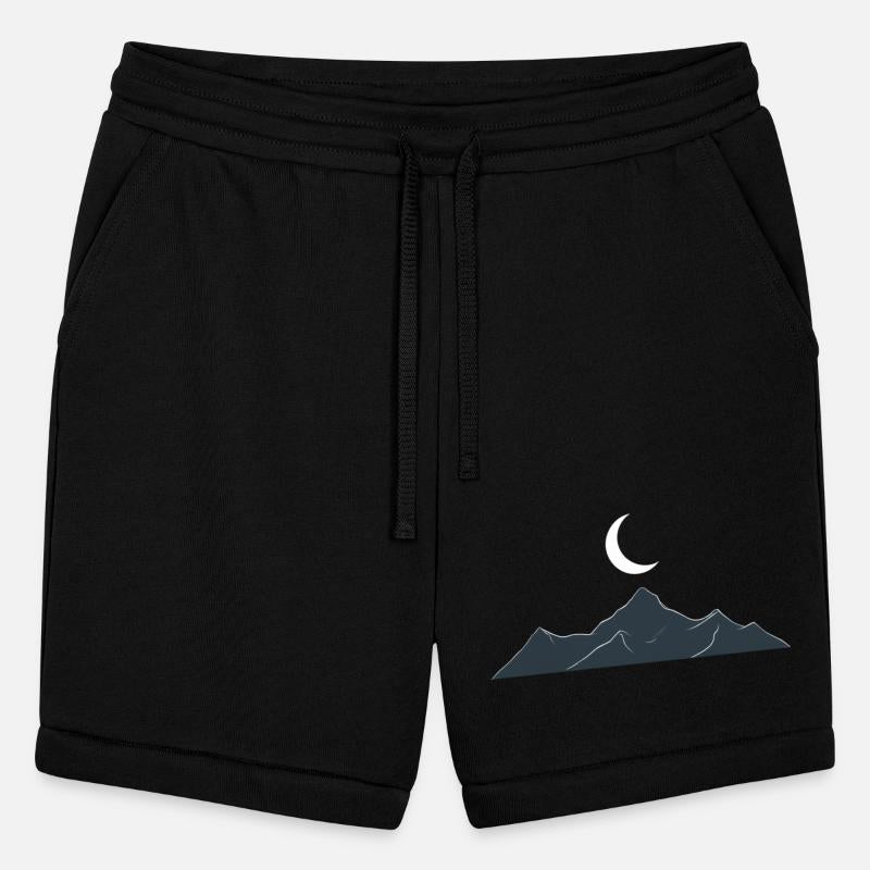 Moonlit Mountains Minimalist Design