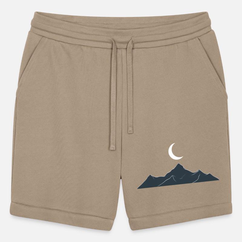 Moonlit Mountains Minimalist Design