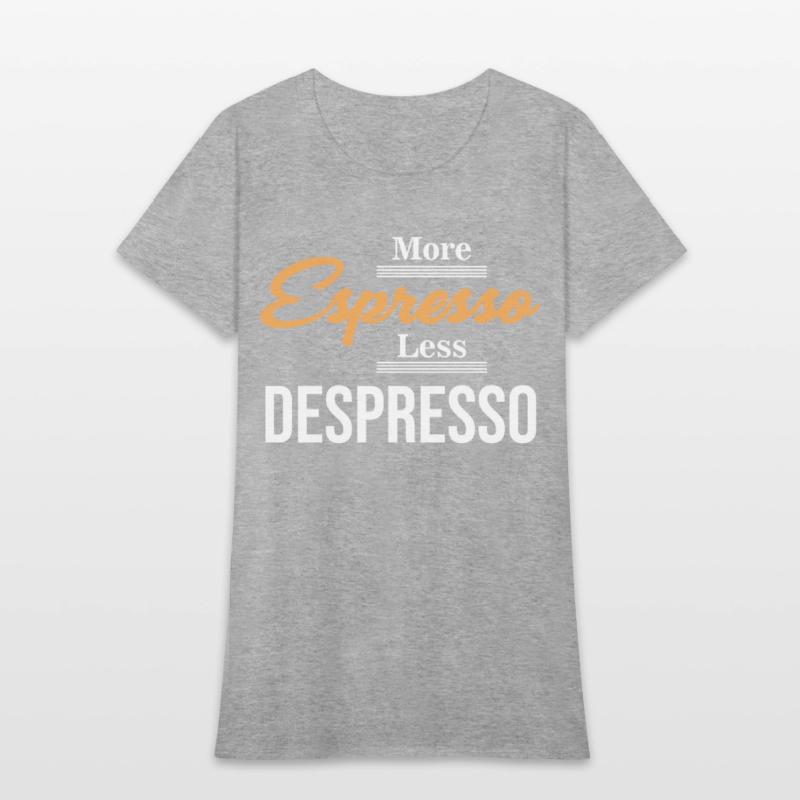 More Espresso Less Depresso Barista Caffeinated