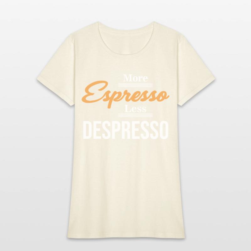 More Espresso Less Depresso Barista Caffeinated
