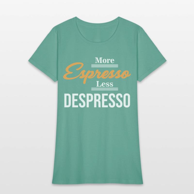 More Espresso Less Depresso Barista Caffeinated