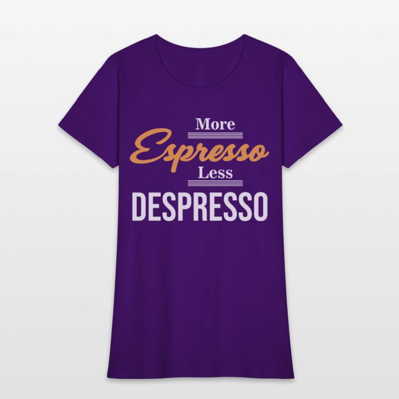 More Espresso Less Depresso Barista Caffeinated